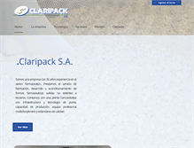 Tablet Screenshot of claripack.com